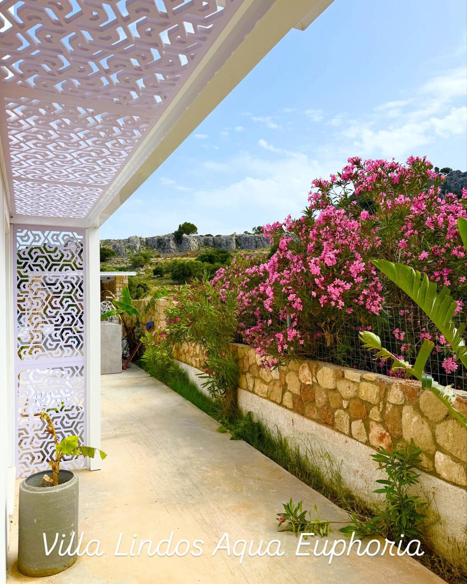 Lindos Villa Natura By Rhodes Villas Exterior foto